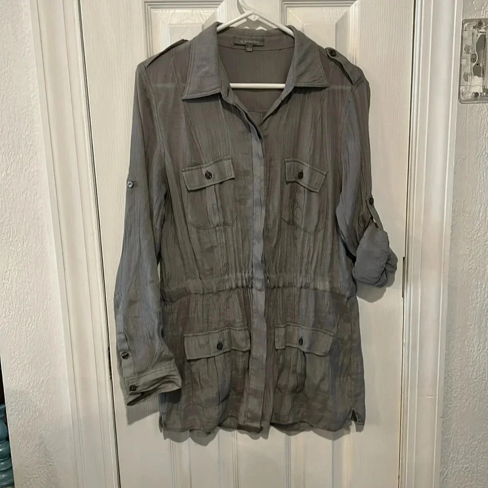 NY Collection womenโs blouse